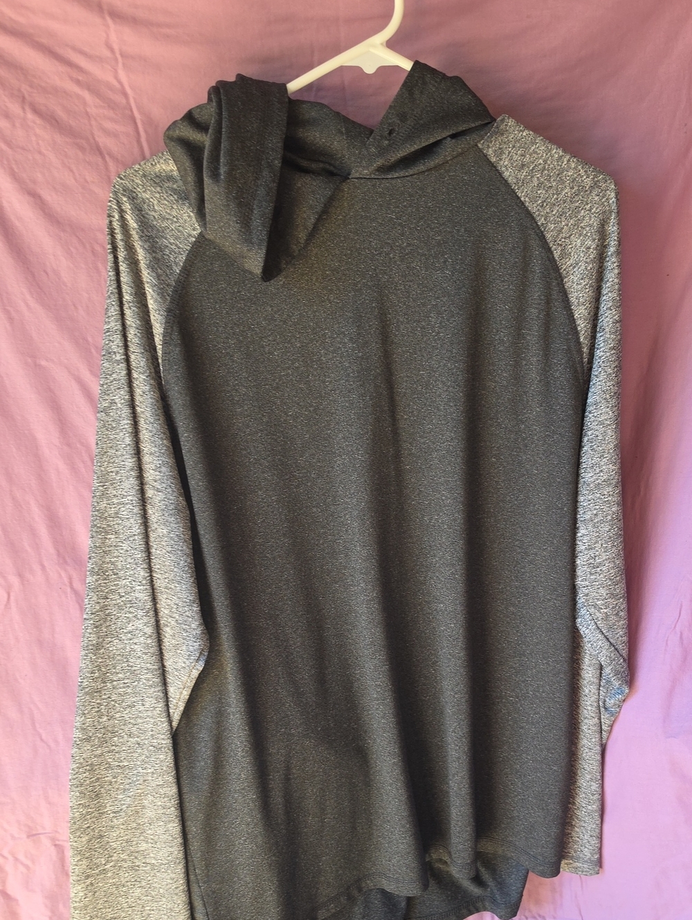 dip Men’s Charcoal and Light Gray Crewneck Hoodie Sweater